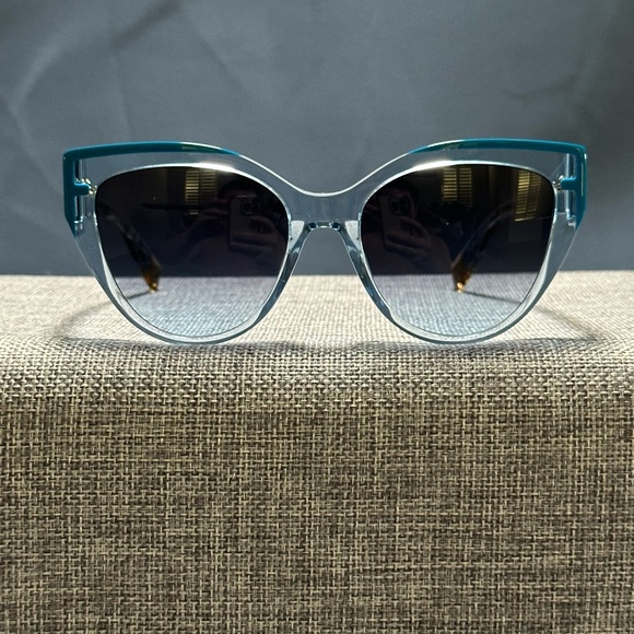 Furla Blue Cat-Eye Sunglasses – Brand New